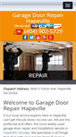 Mobile Screenshot of garagedoorrepairhapeville.com